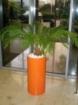 Pillar orange planter